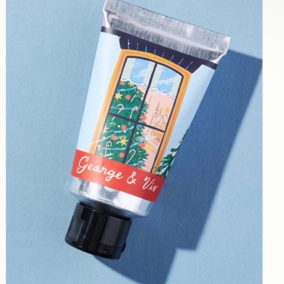 NIB Anthropologie Berry Wreath George & Viv Holiday Christmas Scented Hand Cream - Picture 10 of 12